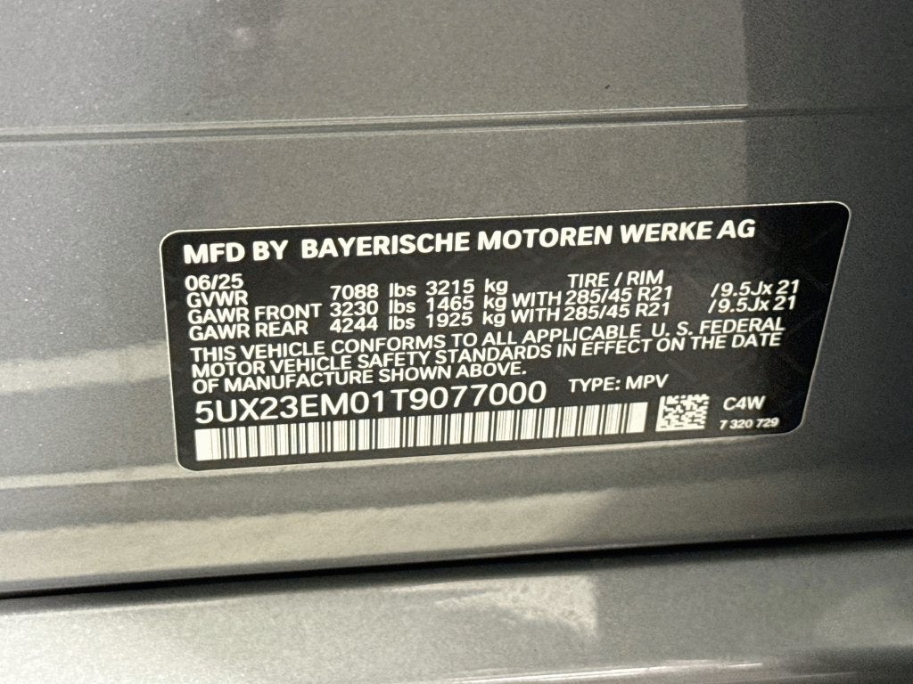 2026 BMW X7 xDrive40i