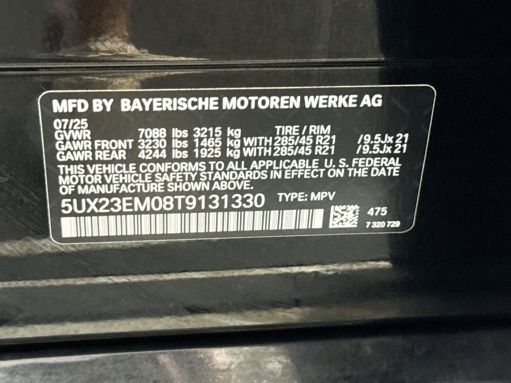 2026 BMW X7 xDrive40i