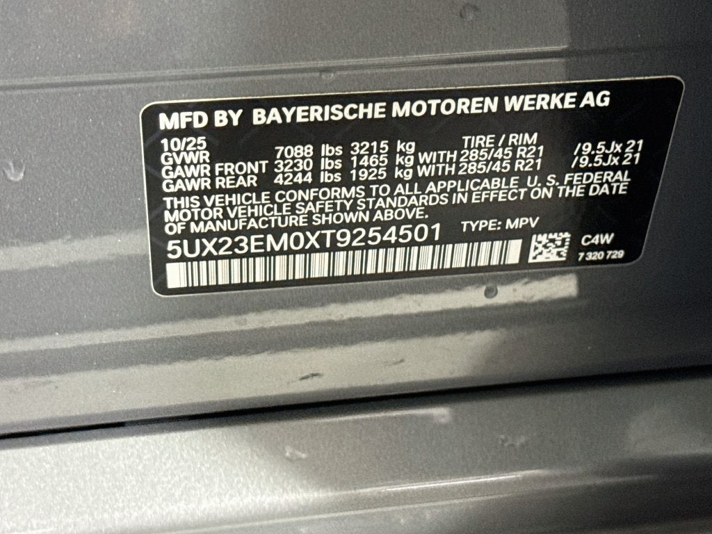 2026 BMW X7 xDrive40i