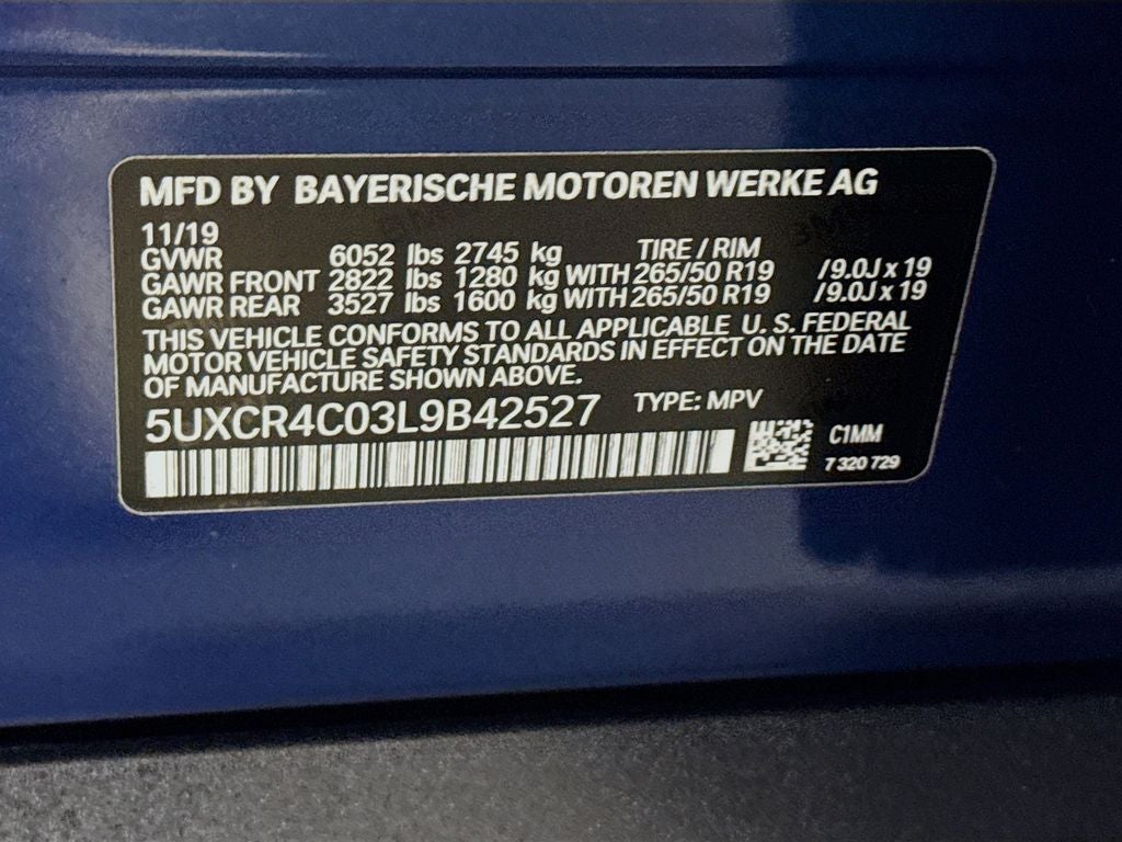 2020 BMW X5 sDrive40i