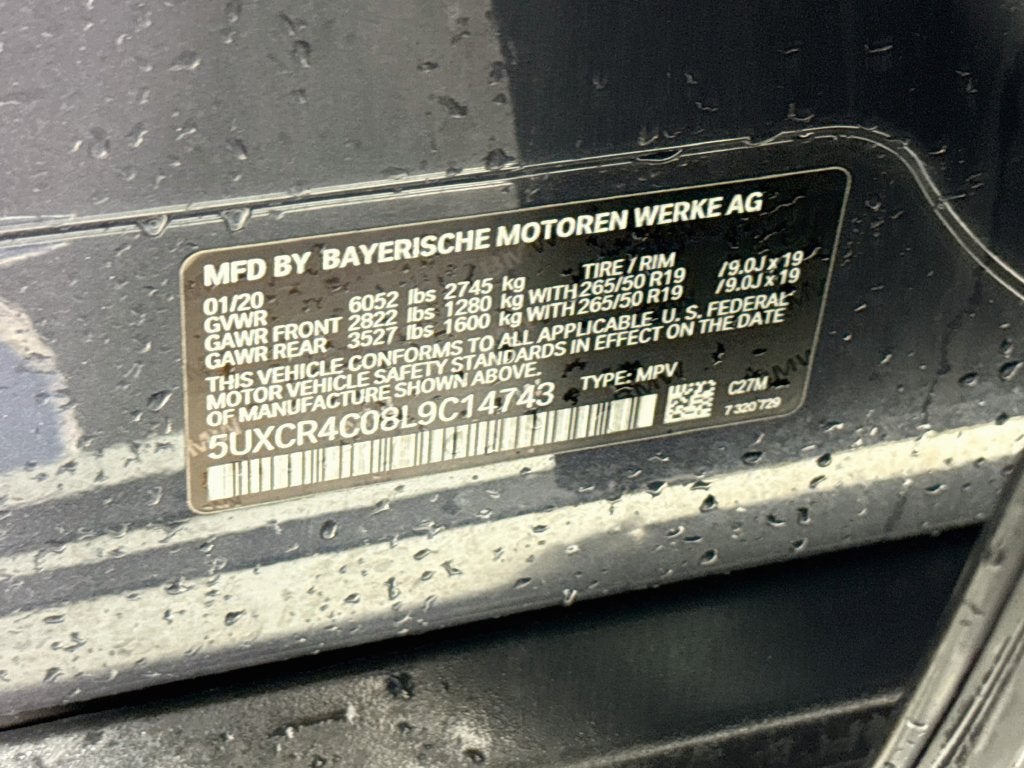 2020 BMW X5 sDrive40i