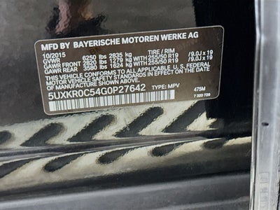 2016 BMW X5 xDrive35i Sport Activity