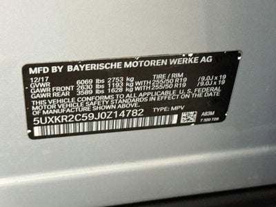 2018 BMW X5 sDrive35i