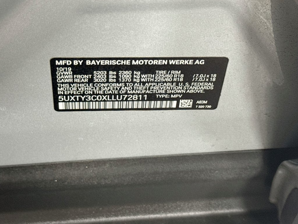 2020 BMW X3 sDrive30i