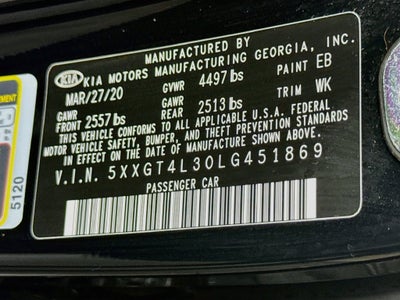 2020 Kia Optima LX