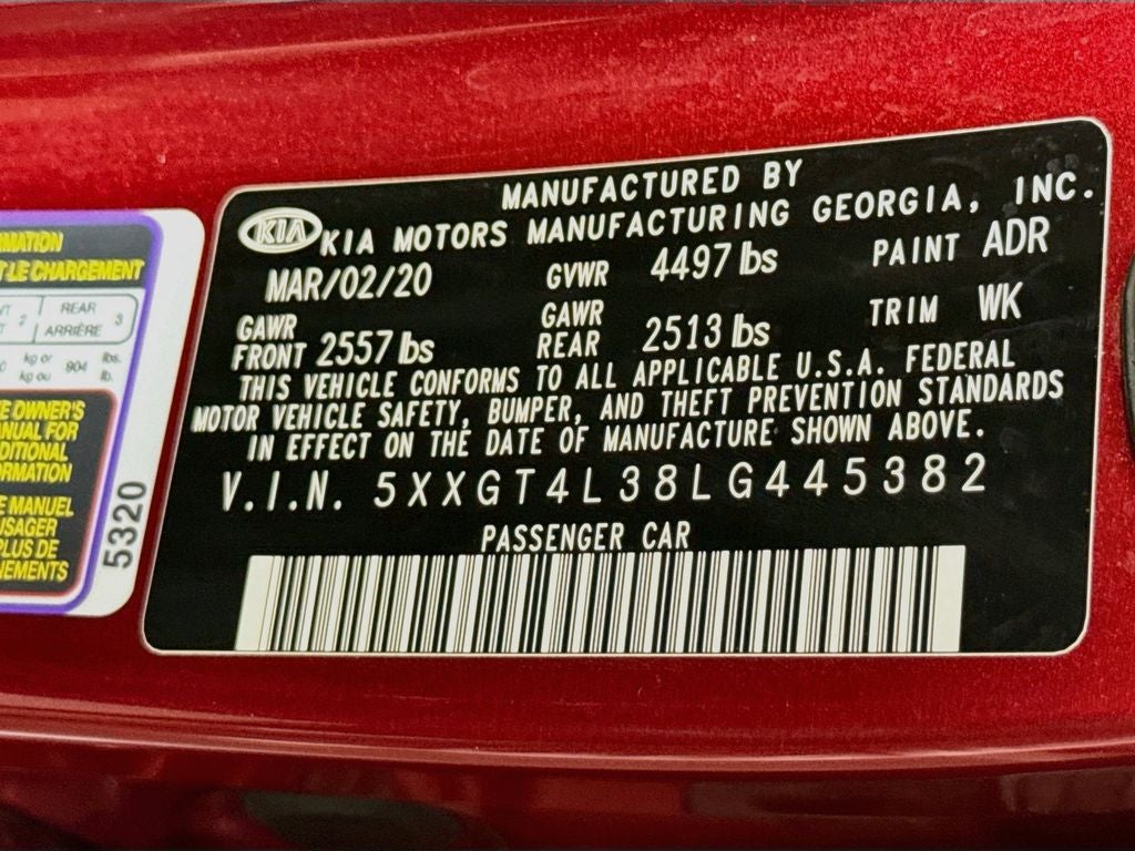 2020 Kia Optima SE