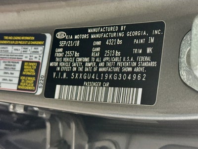 2019 Kia Optima EX Turbo