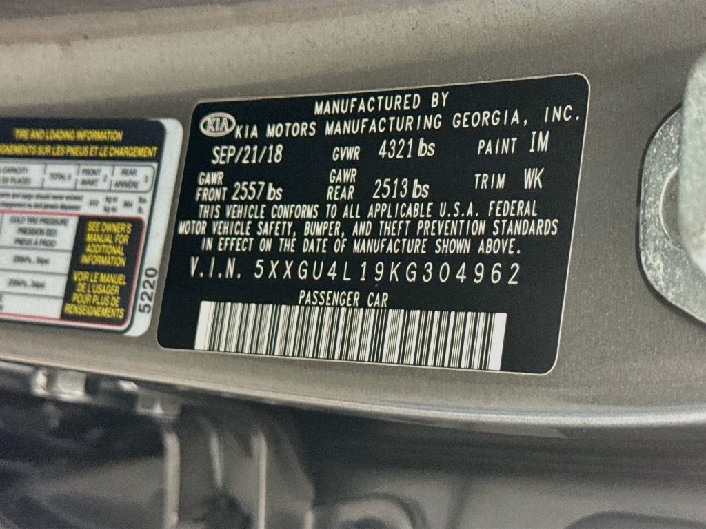 2019 Kia Optima EX Turbo