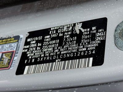 2022 Kia Sorento S