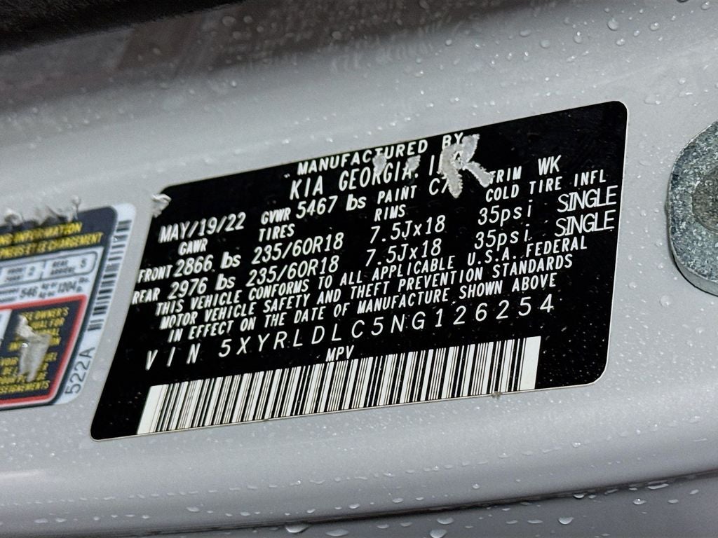2022 Kia Sorento S