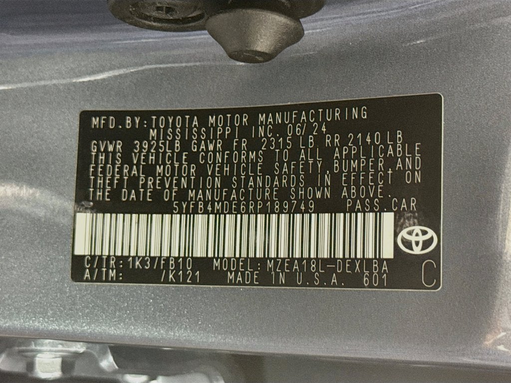 2024 Toyota Corolla LE