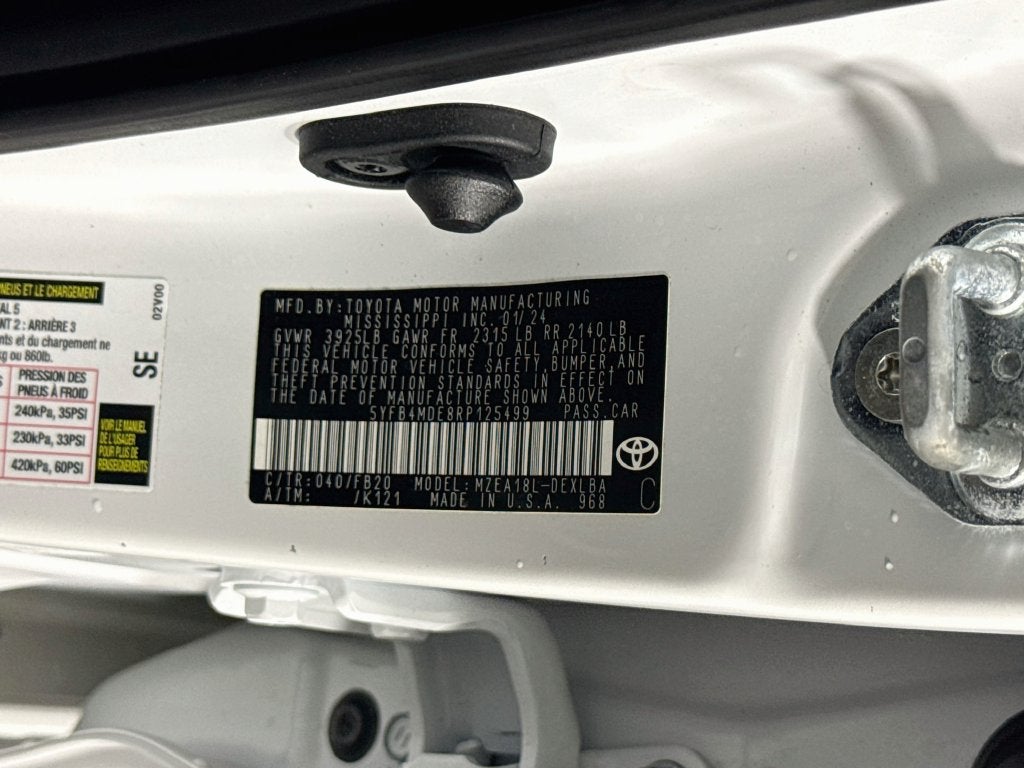 2024 Toyota Corolla LE
