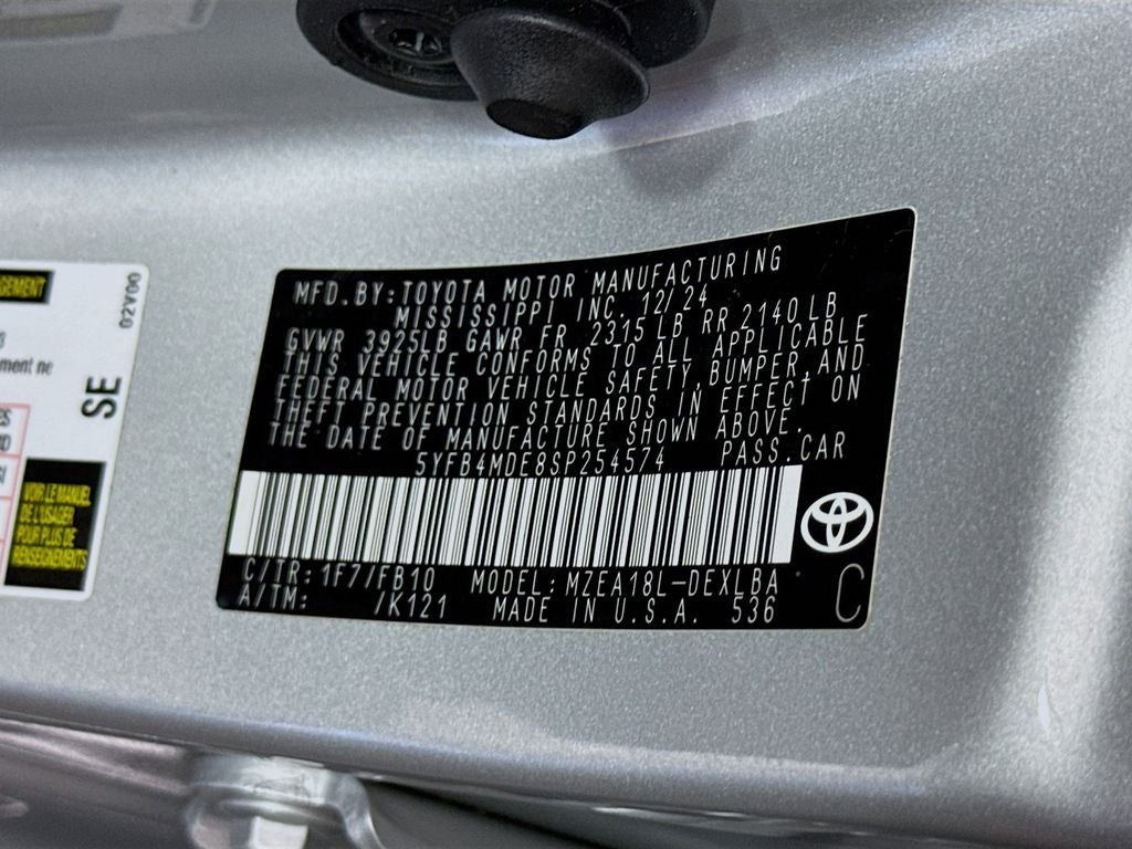 2025 Toyota Corolla LE