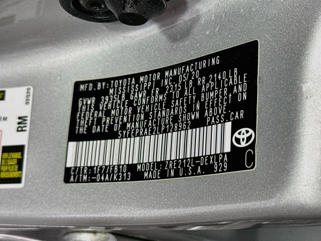 2020 Toyota Corolla LE