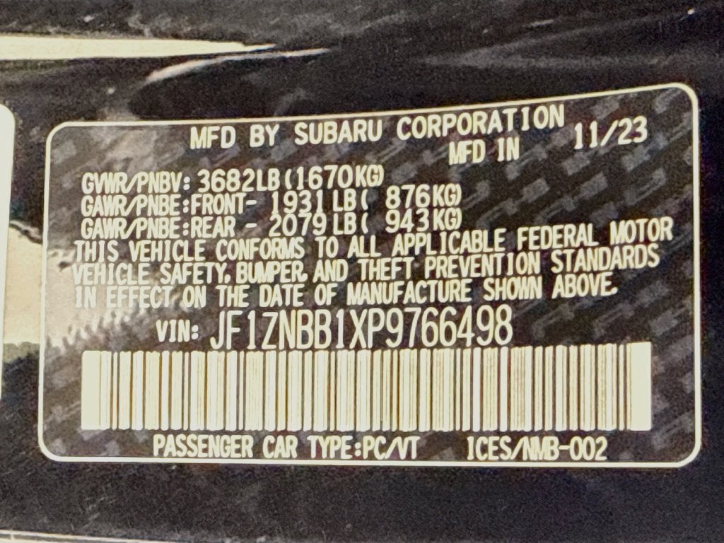 2023 Toyota GR86 Base