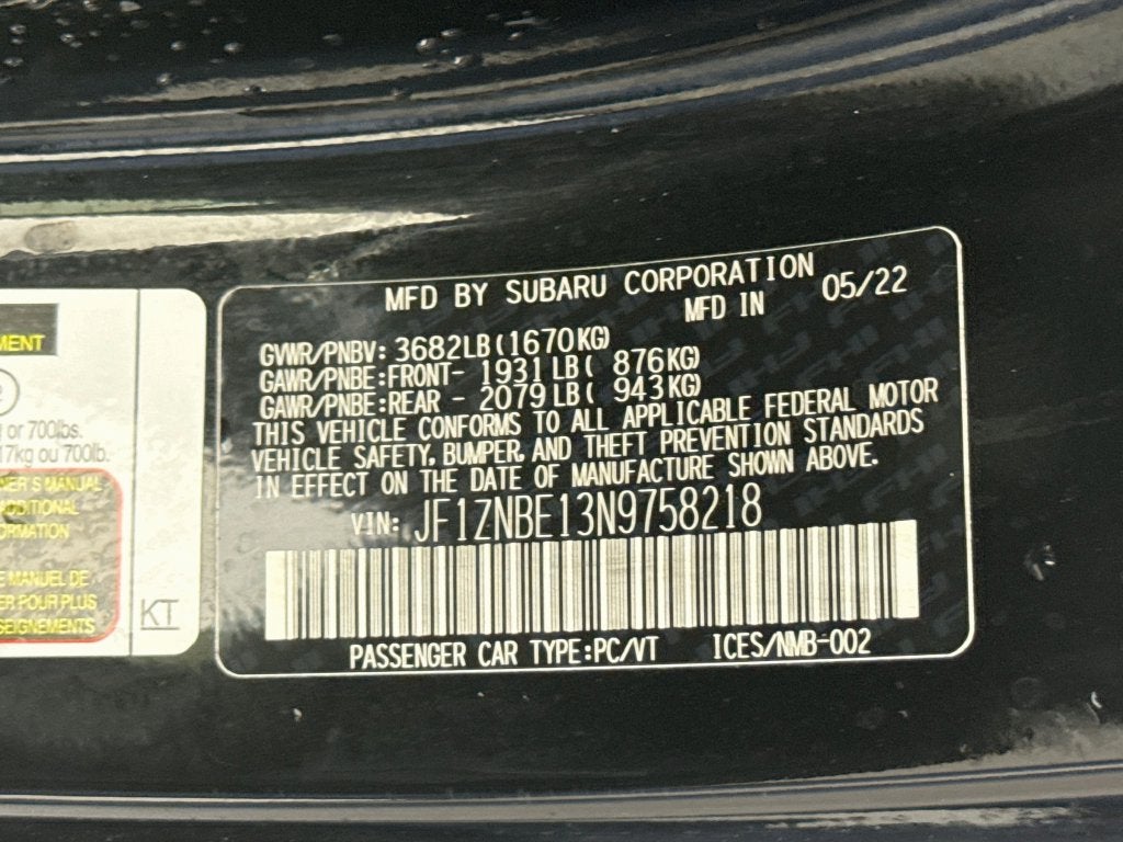 2022 Toyota GR86 Premium