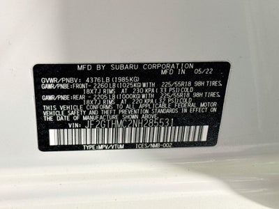 2022 Subaru Crosstrek Limited