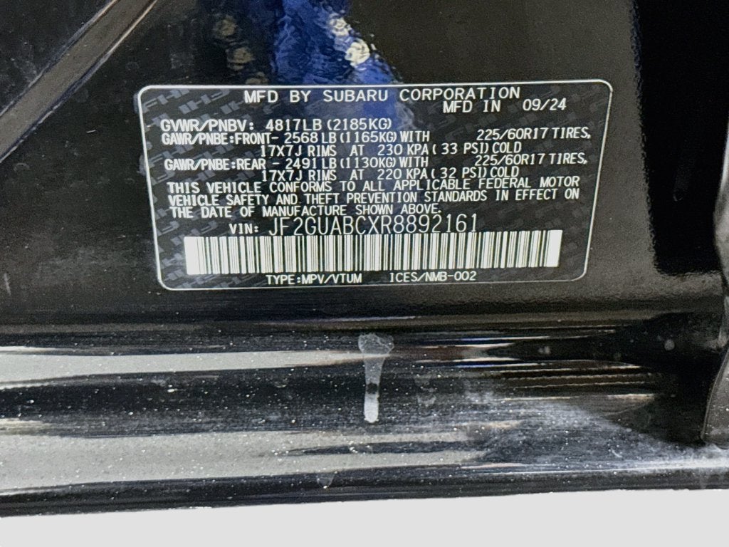 2024 Subaru Crosstrek Base