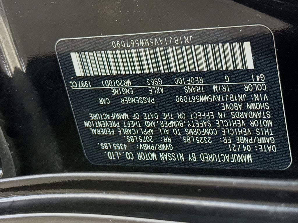 2021 Nissan Rogue Sport S