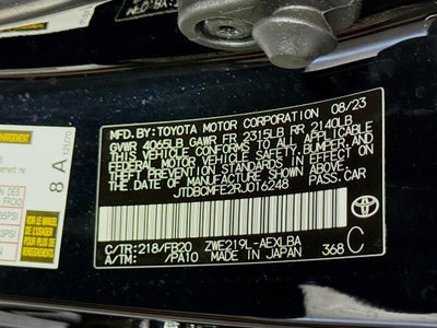 2024 Toyota Corolla Hybrid LE