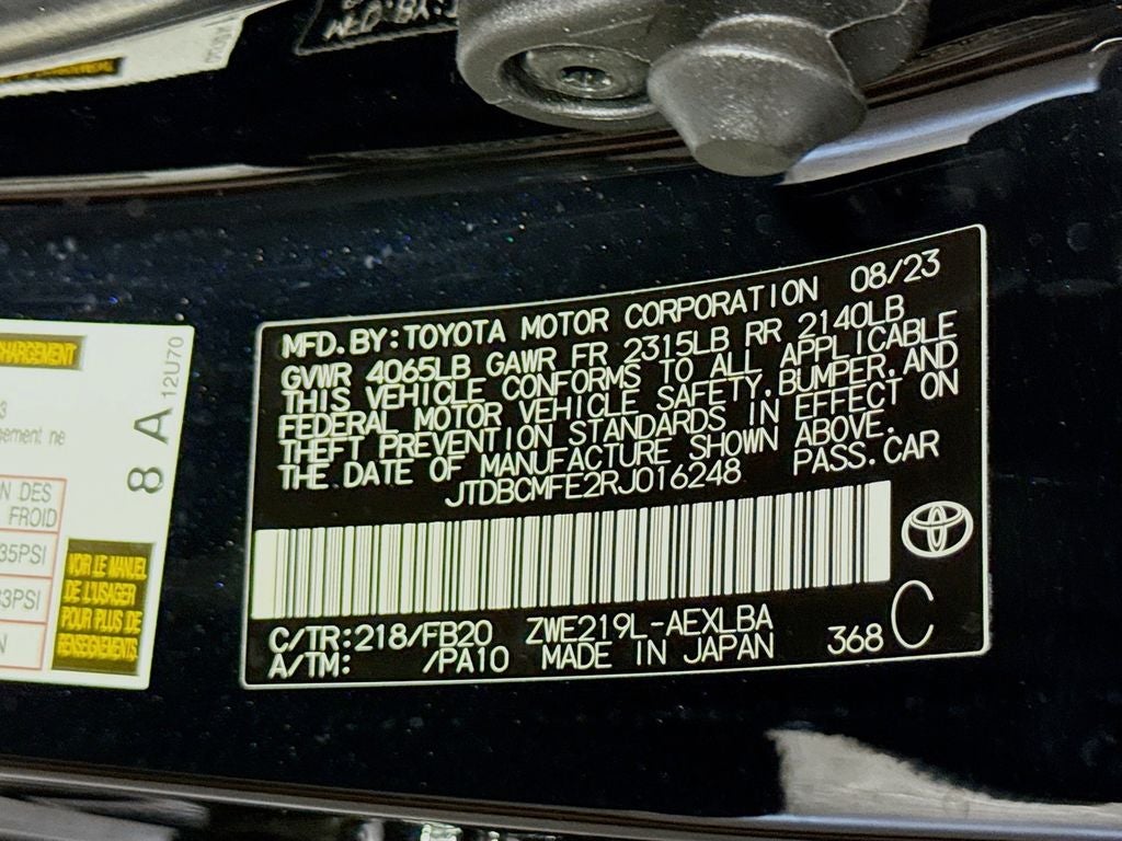 2024 Toyota Corolla Hybrid LE