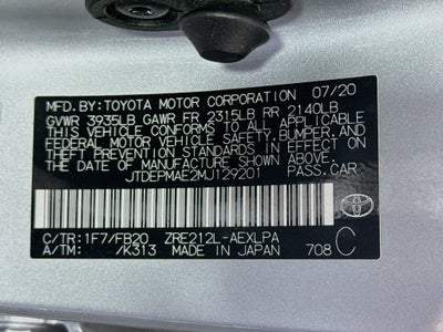 2021 Toyota Corolla LE