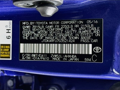2016 Toyota Prius Four Touring