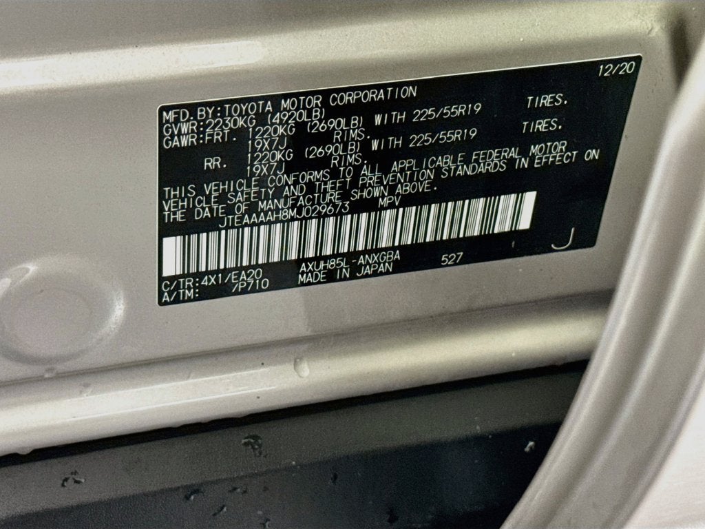 2021 Toyota Venza XLE