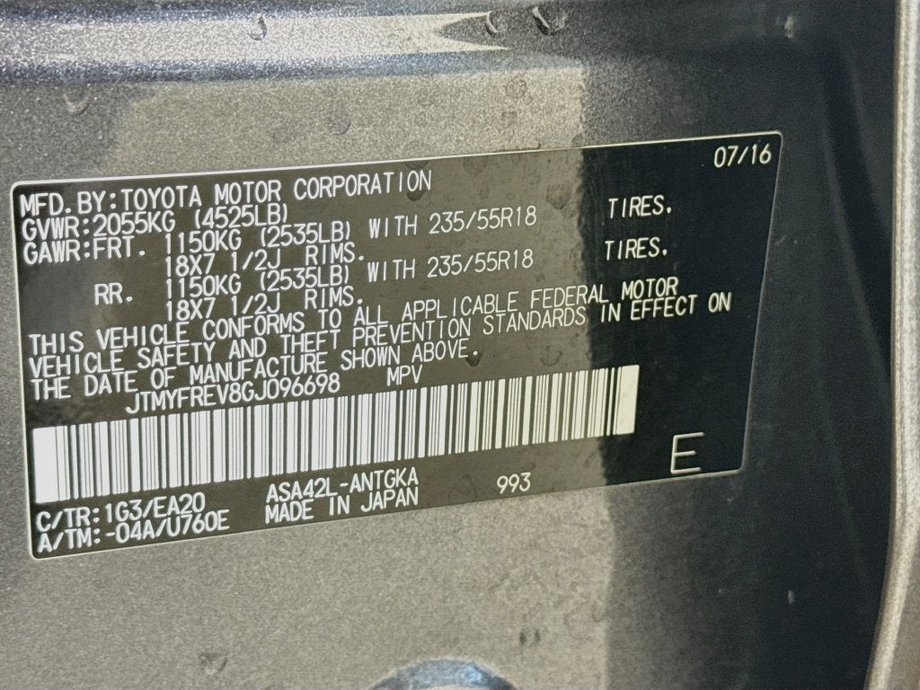 2016 Toyota RAV4 Limited