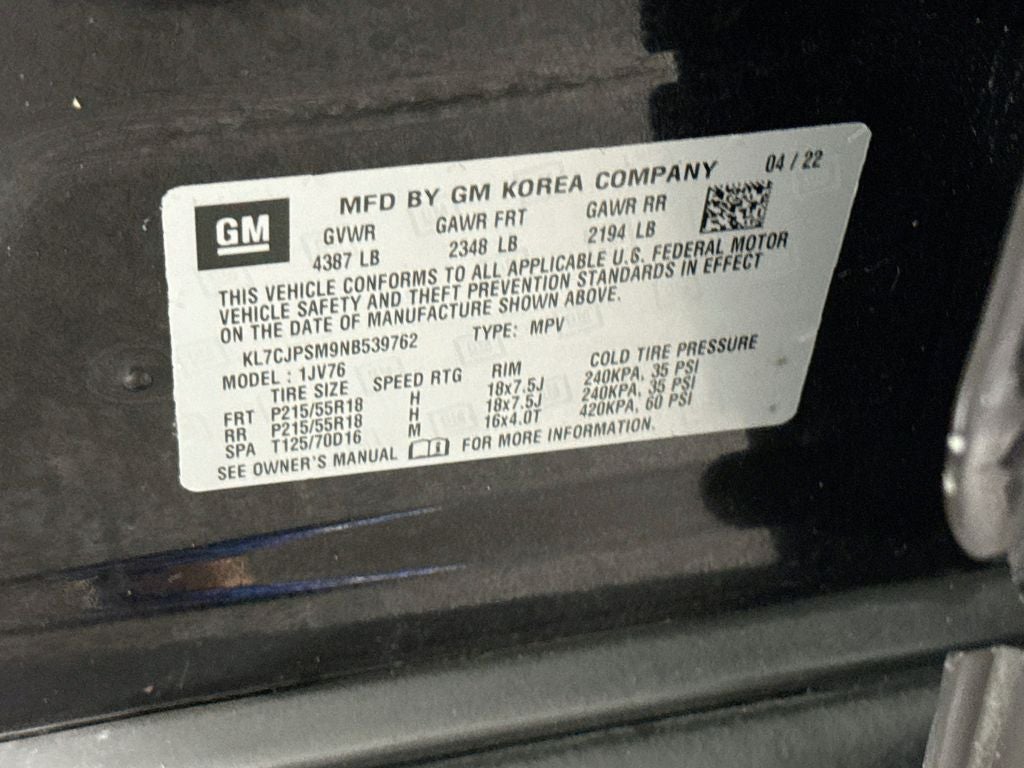2022 Chevrolet Trax LT