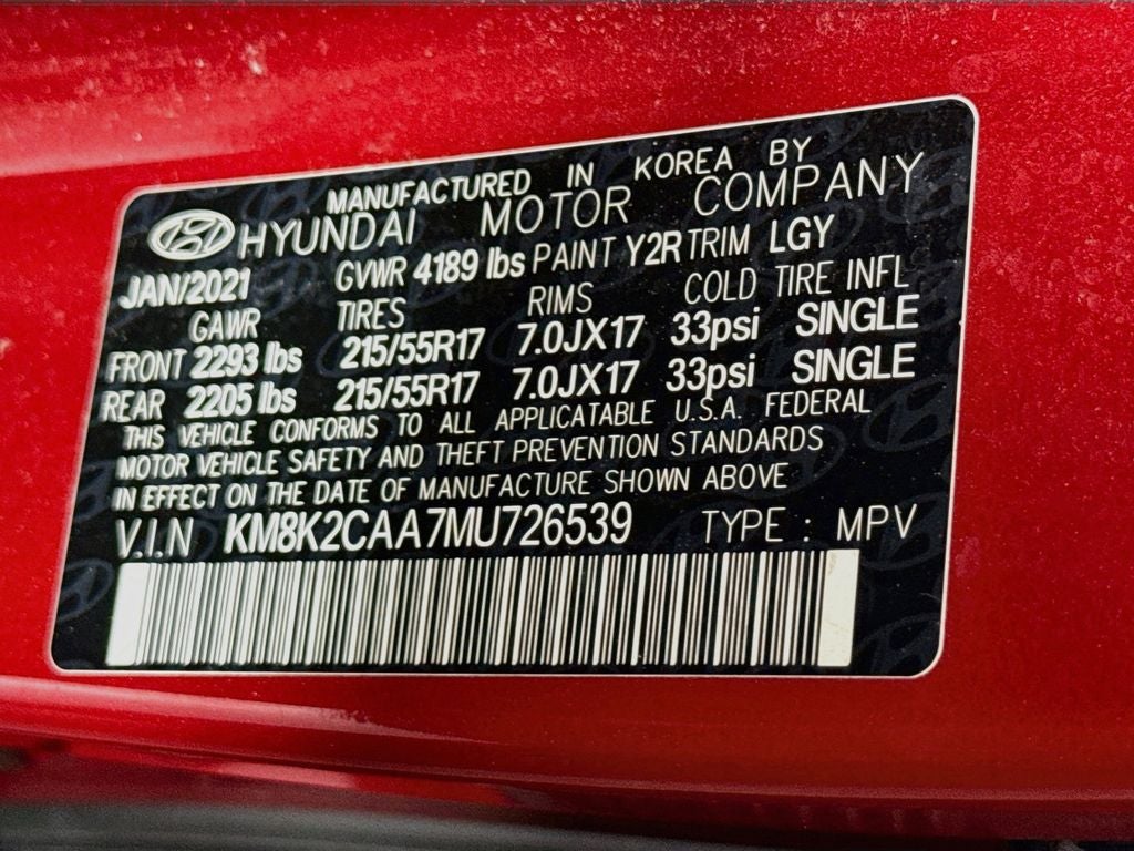 2021 Hyundai Kona SEL