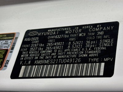2026 Hyundai Palisade Calligraphy