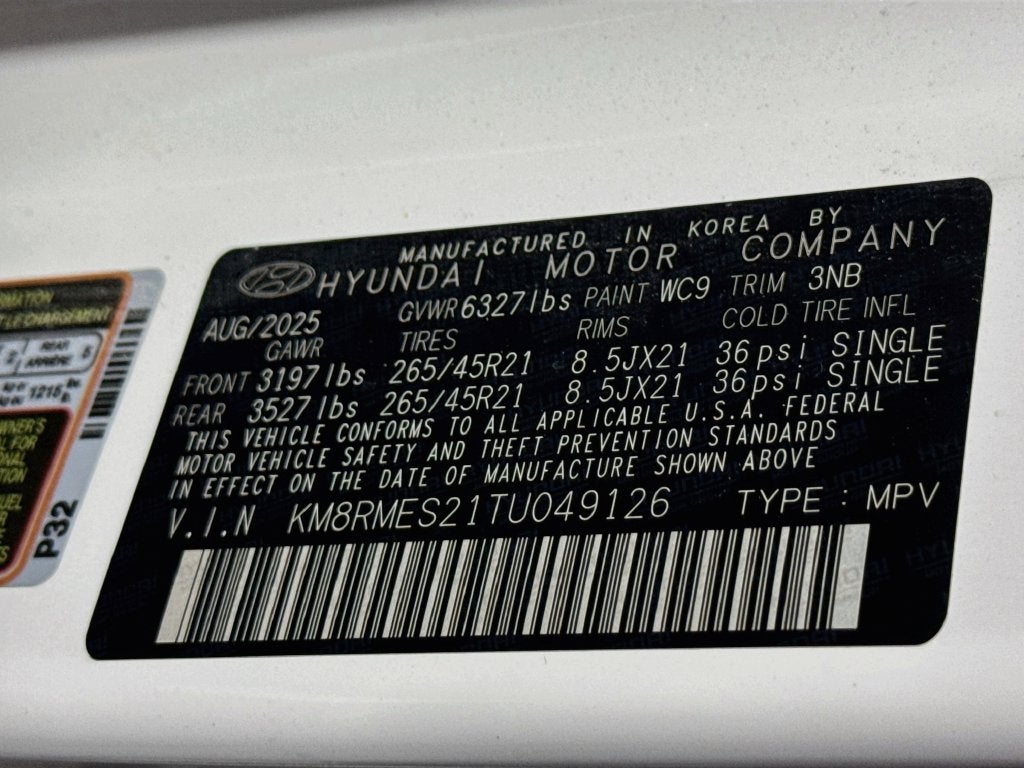 2026 Hyundai Palisade Calligraphy