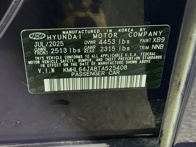 2026 Hyundai Sonata SEL Sport