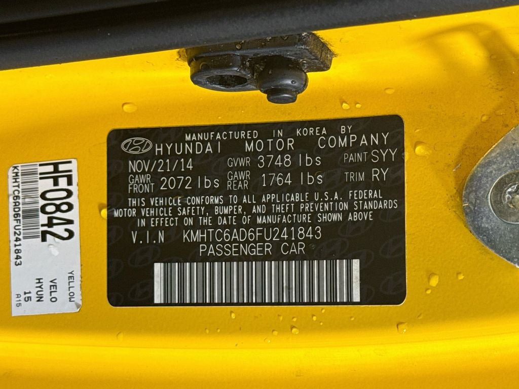 2015 Hyundai Veloster Base
