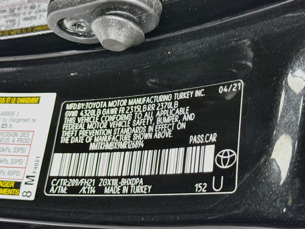 2021 Toyota C-HR LE