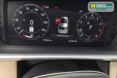 2019 Land Rover Range Rover 3.0L V6 Supercharged HSE