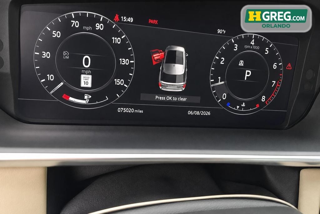 2019 Land Rover Range Rover 3.0L V6 Supercharged HSE