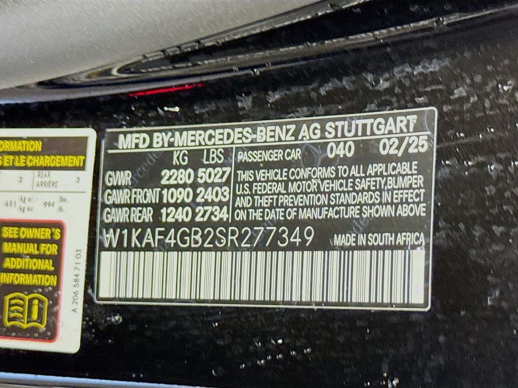 2025 Mercedes-Benz C-Class C 300