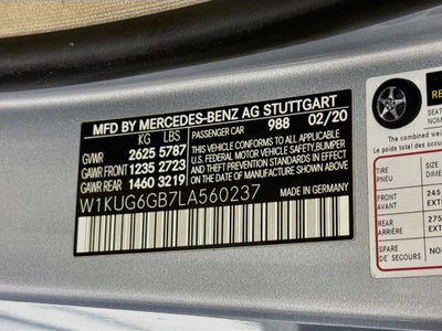 2020 Mercedes-Benz S-Class S 450