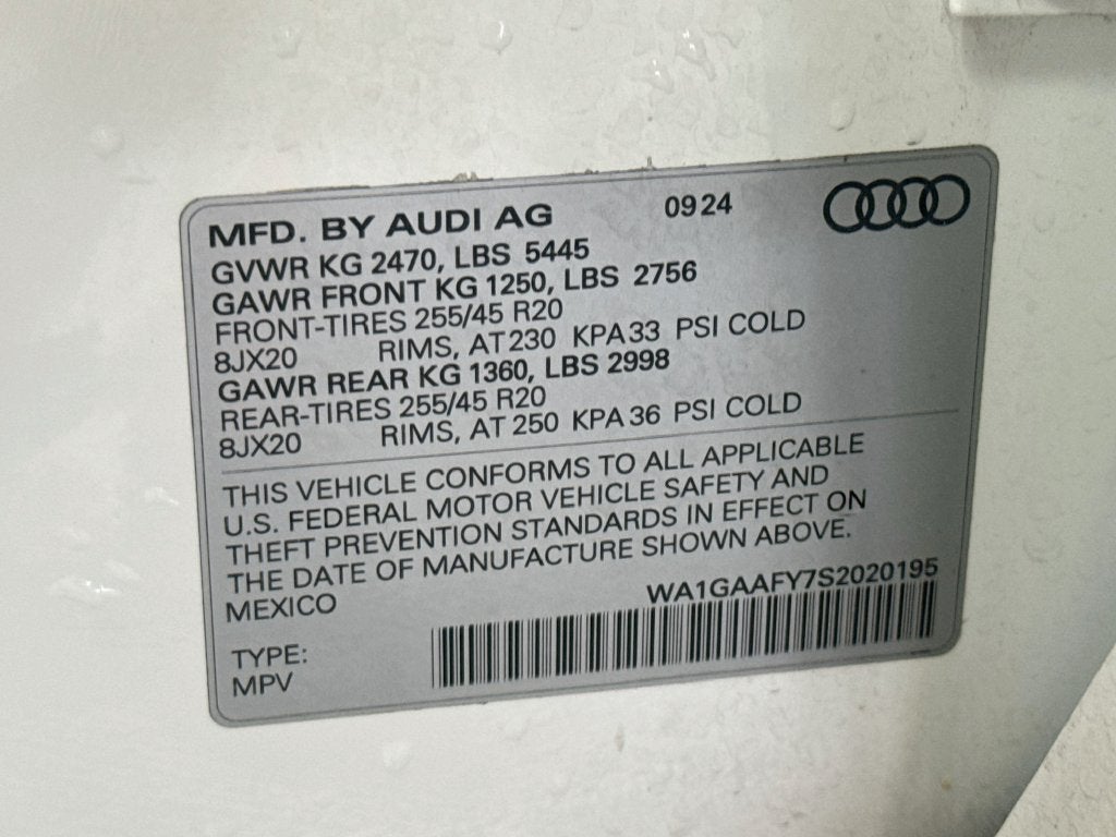 2025 Audi Q5 quattro
