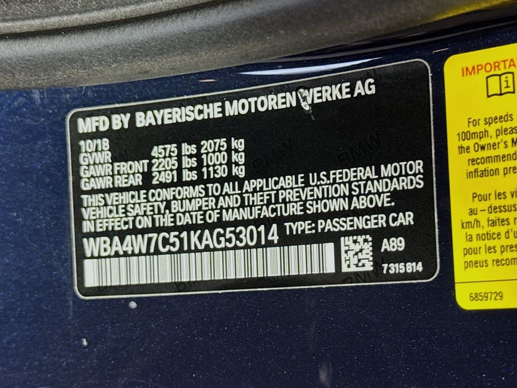 2019 BMW 4 Series 440i