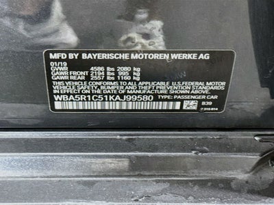 2019 BMW 3 Series 330i