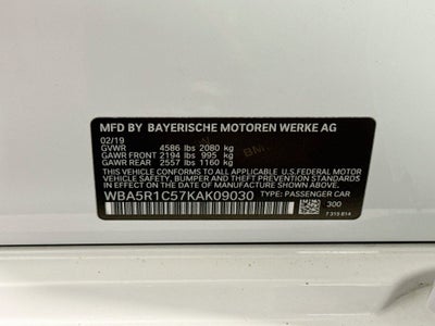 2019 BMW 3 Series 330i