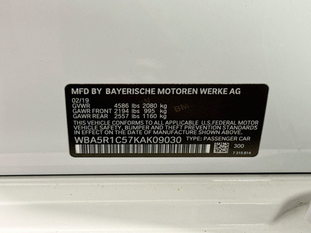 2019 BMW 3 Series 330i