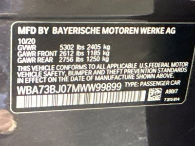 2021 BMW 5 Series 540i xDrive
