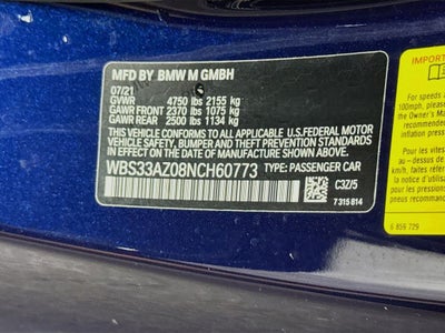 2022 BMW M4 Competition