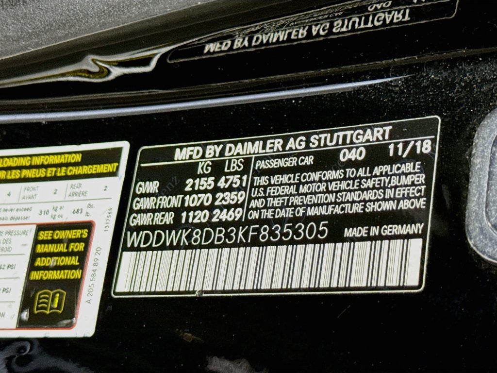2019 Mercedes-Benz C-Class C 300