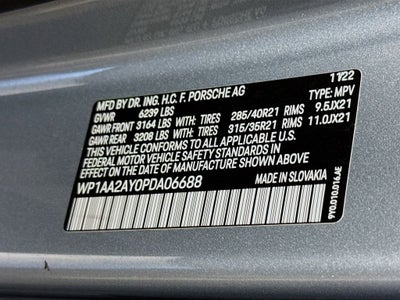 2023 Porsche Cayenne Platinum Edition