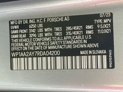 2024 Porsche Cayenne Base